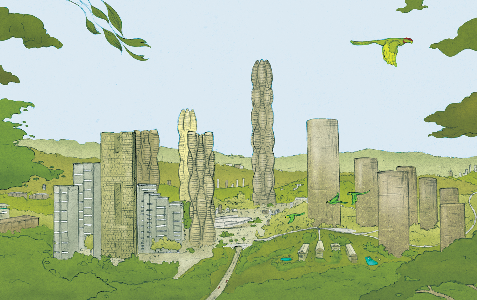 Kenny Heights - Kuala Lumpur | Folio illustration agency