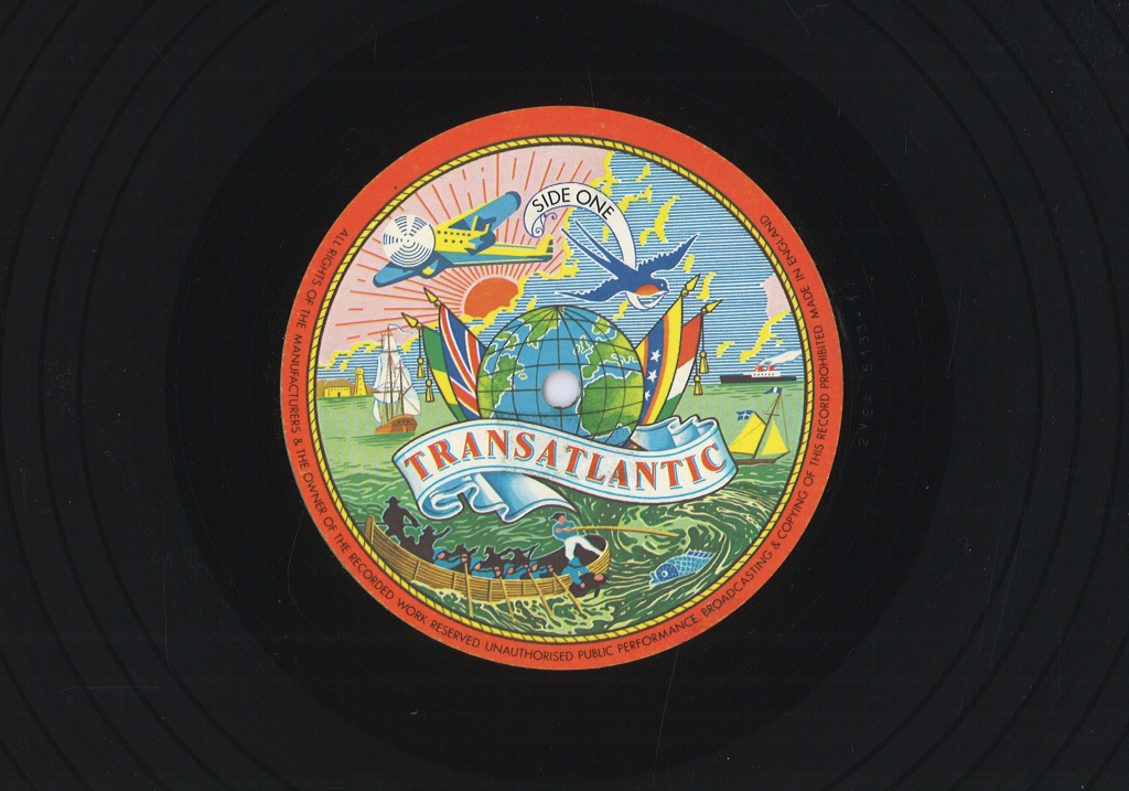 image of the centre of a vinyl record designed by Tony Meeuwissen